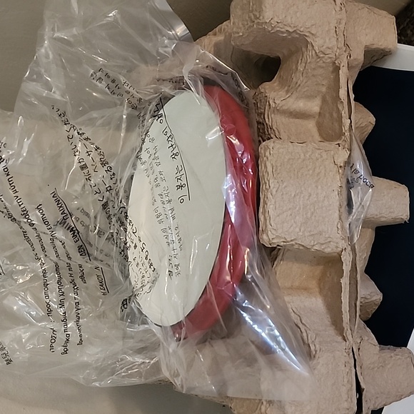 Dansk Red Kobenstyle Chili Red Enamel Pot W/ Trivet Lid NIB Lenox 2 Qt Vintage - Picture 12 of 14